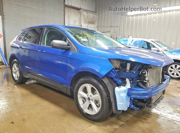 2FMPK3G95MBA53999 2021 FORD EDGE Blue Передня права чверть