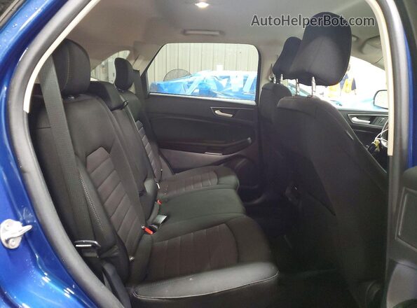 2FMPK3G95MBA53999 2021 FORD EDGE Blue Вид задніх сидінь