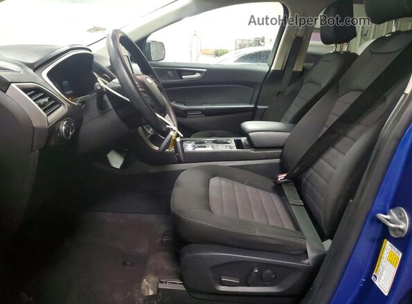 2FMPK3G95MBA53999 2021 FORD EDGE Blue Вид салону спереду