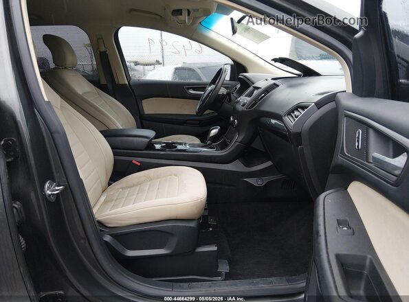 2FMPK3G97HBB20642 2017 FORD EDGE Silver წინა სალონის ხედი