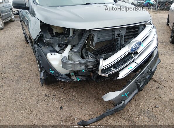 2FMPK3G97HBB20642 2017 FORD EDGE Silver წინა ხედი