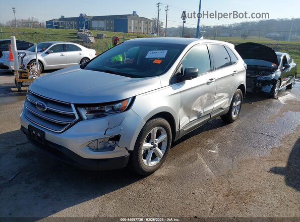 2FMPK3G98JBB74635 2018 FORD EDGE Silver Front left