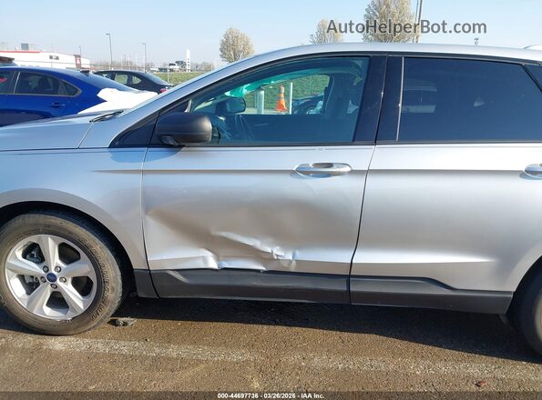 2FMPK3G98JBB74635 2018 FORD EDGE Silver Front view