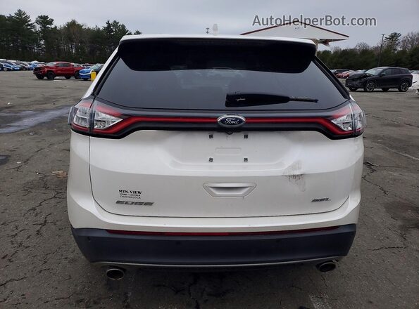 2FMPK3J8XGBC33774 2016 FORD EDGE White Vista trasera
