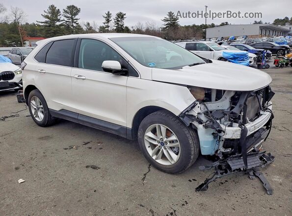 2FMPK3J8XGBC33774 2016 FORD EDGE White Delantero derecho