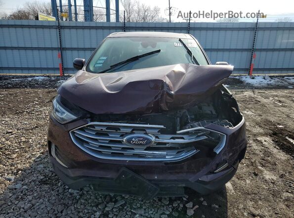 2FMPK3J90MBA09580 2021 FORD EDGE Burgundy Вид спереду