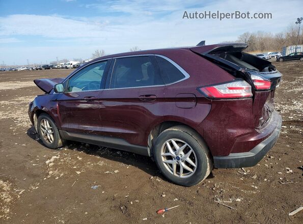 2FMPK3J90MBA09580 2021 FORD EDGE Burgundy Задня ліва чверть