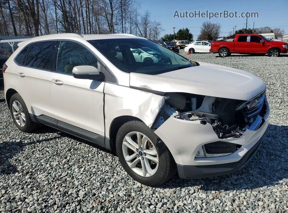 2FMPK3J91KBC15147 2019 FORD EDGE White Delantero derecho