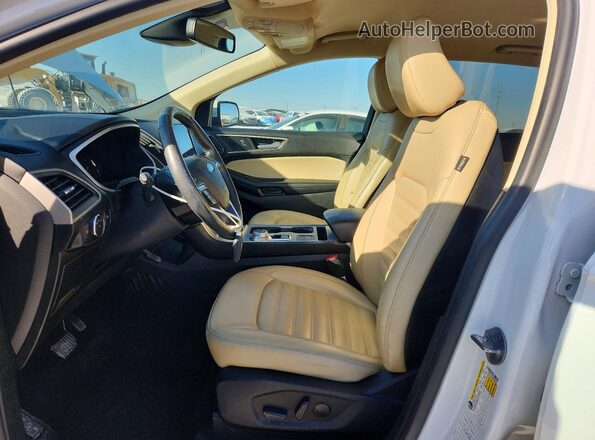 2FMPK3J92MBA02663 2021 FORD EDGE White წინა სალონის ხედი