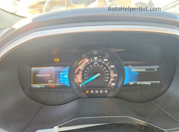 2FMPK3J92MBA02663 2021 FORD EDGE White ხელსაწყოთა პანელის ხედი