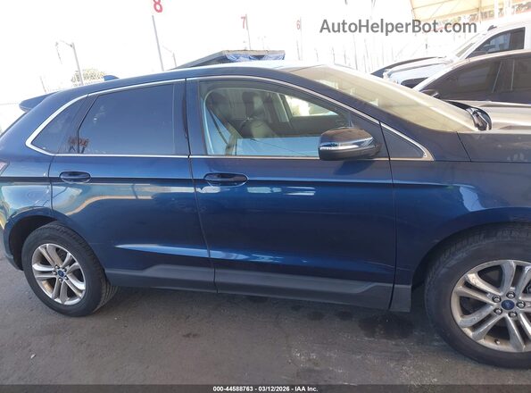 2FMPK3J93HBB68972 2017 FORD EDGE Blue Widok wnętrza 360 stopni