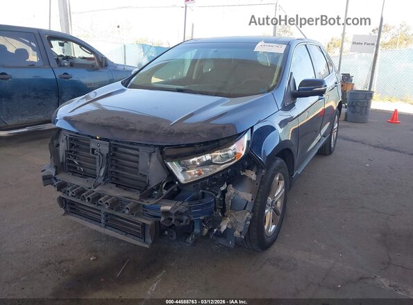 2FMPK3J93HBB68972 2017 FORD EDGE Blue Przód lewy