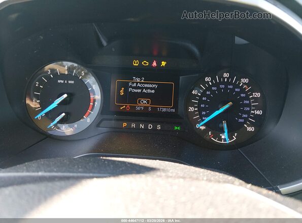 2FMPK3J94GBC18082 2016 FORD EDGE Blue Հետևի նստատեղերի տեսք