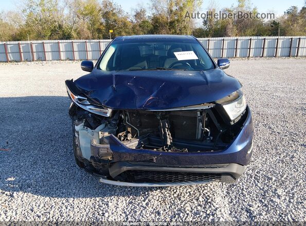 2FMPK3J94GBC18082 2016 FORD EDGE Blue Սալոնի հետևի տեսք