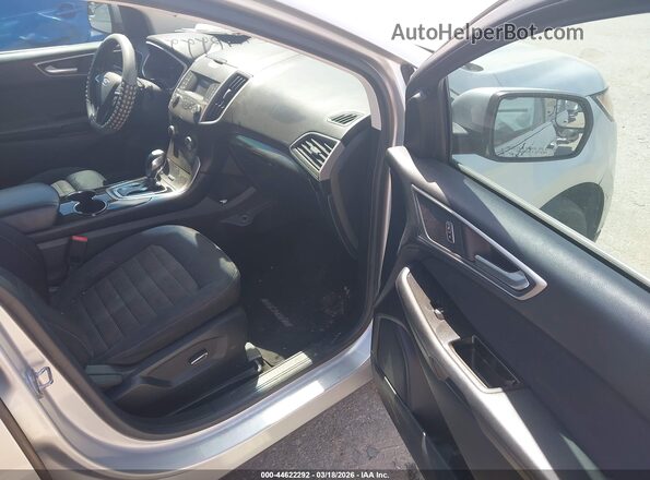 2FMPK3J94HBC63329 2017 FORD EDGE Gray წინა სალონის ხედი