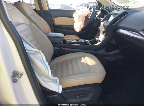 2FMPK3J96LBB26367 2020 FORD EDGE White Вид салону спереду