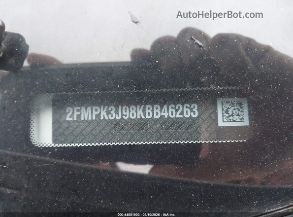 2FMPK3J98KBB46263 2019 FORD EDGE White 