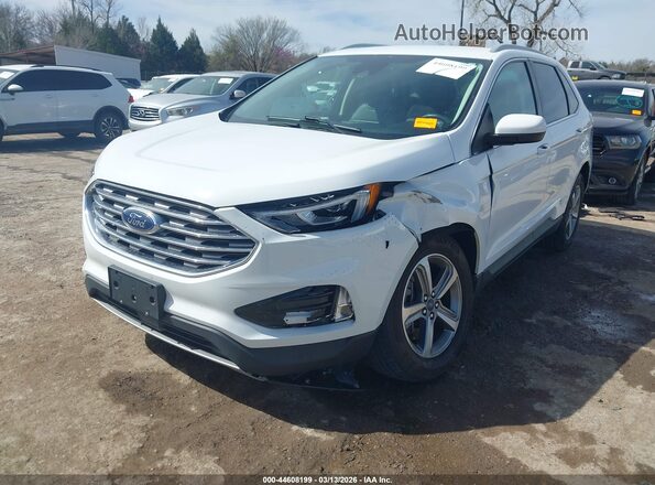 2FMPK3J98MBA47901 2021 FORD EDGE White Vista tres cuartos delantera izquierda