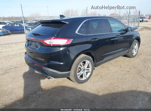 2FMPK3K84JBC14076 2018 FORD EDGE Black Հետևի աջ