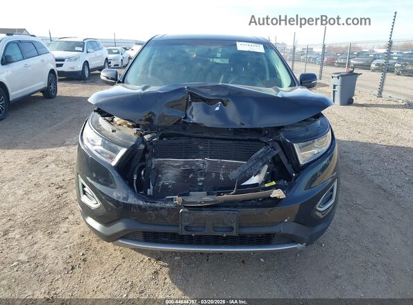 2FMPK3K84JBC14076 2018 FORD EDGE Black Սալոնի հետևի տեսք