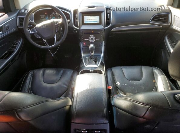 2FMPK3K91JBB41239 2018 FORD EDGE Silver Առջևի վահանակի տեսք