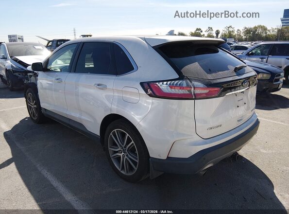 2FMPK3K91KBC11209 2019 FORD EDGE White Задня ліва чверть