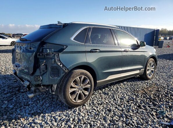 2FMPK3K91KBC15874 2019 FORD EDGE Teal 