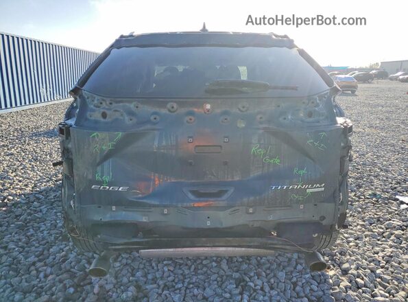 2FMPK3K91KBC15874 2019 FORD EDGE Teal 