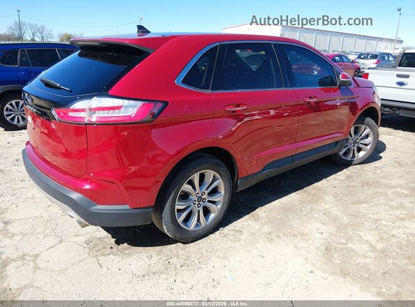 2FMPK3K91MBA19629 2021 FORD EDGE Red Tył prawy