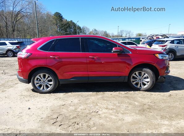 2FMPK3K91MBA19629 2021 FORD EDGE Red Widok wnętrza 360 stopni