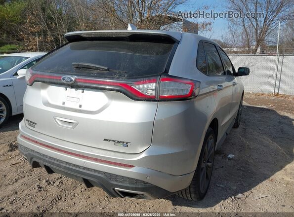 2FMPK4AP5HBC33941 2017 FORD EDGE Silver Tył prawy