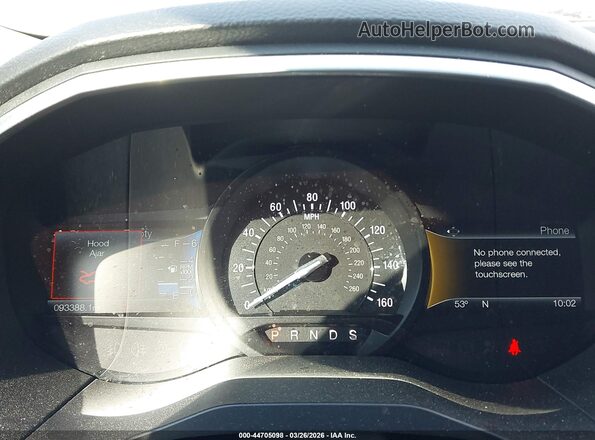 2FMPK4AP5HBC33941 2017 FORD EDGE Silver Widok tylnych siedzeń