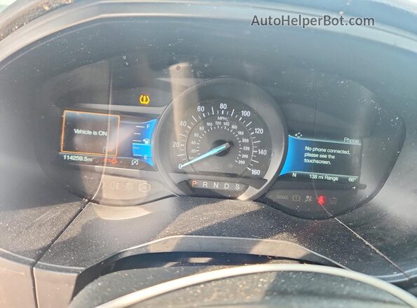 2FMPK4G94PBA14279 2023 FORD EDGE White Սարքավորումների վահանակի տեսք