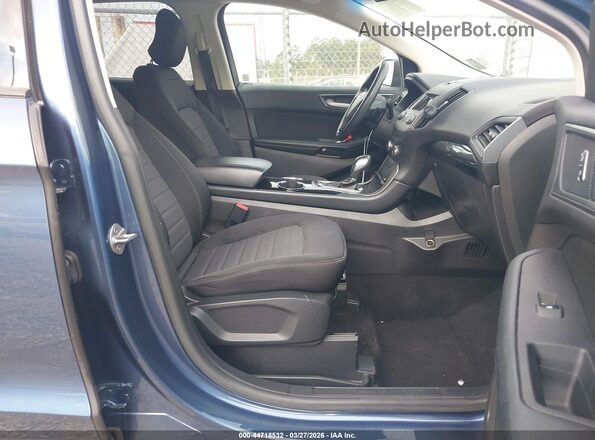 2FMPK4G97JBB35380 2018 FORD EDGE Light Blue Front interior view