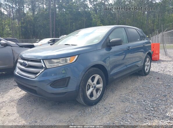 2FMPK4G97JBB35380 2018 FORD EDGE Light Blue Front left