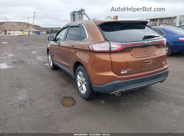 2FMPK4J8XHBB40261 2017 FORD EDGE Brown Trasero izquierdo