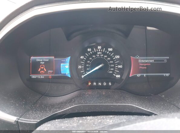 2FMPK4J8XHBB40261 2017 FORD EDGE Brown Vista de los asientos traseros