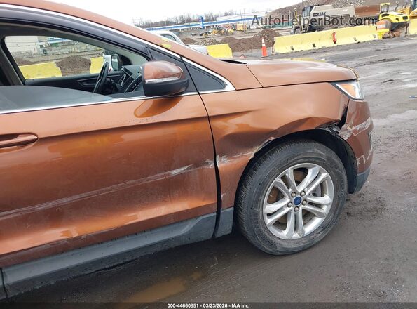 2FMPK4J8XHBB40261 2017 FORD EDGE Brown Vista frontal