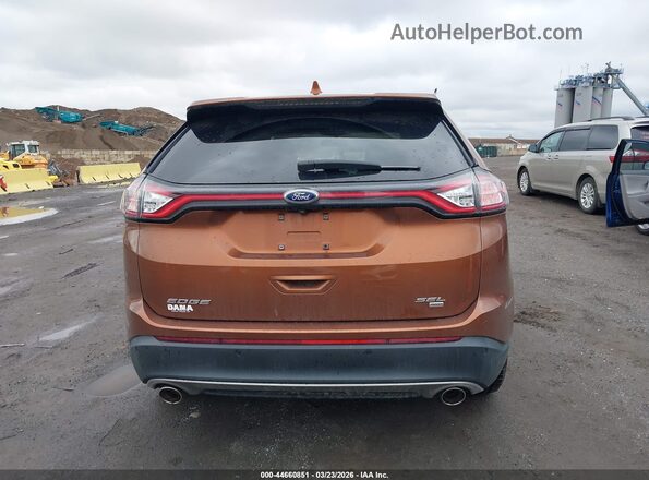 2FMPK4J8XHBB40261 2017 FORD EDGE Brown 