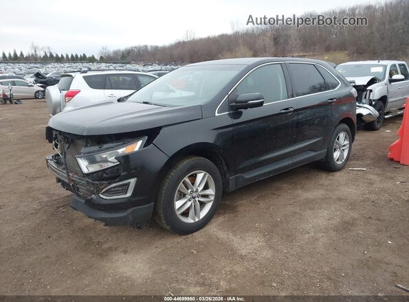 2FMPK4J90HBC01027 2017 FORD EDGE Black Przód lewy