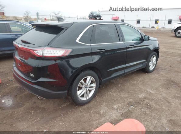 2FMPK4J90HBC01027 2017 FORD EDGE Black Tył prawy