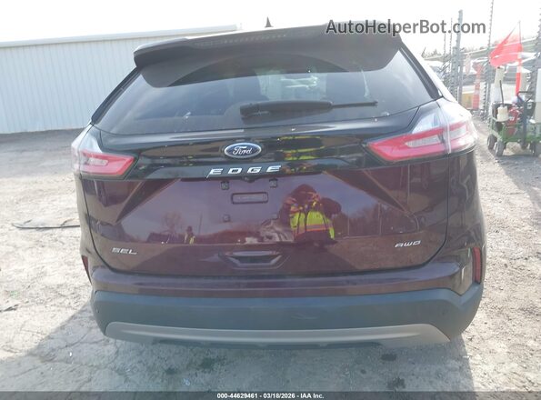 2FMPK4J90MBA15384 2021 FORD EDGE Maroon 
