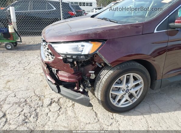 2FMPK4J90MBA15384 2021 FORD EDGE Maroon Vista frontal