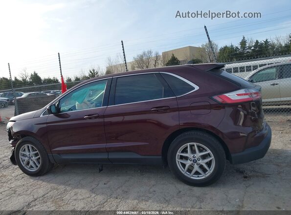 2FMPK4J90MBA15384 2021 FORD EDGE Maroon Vista interior de 360 grados