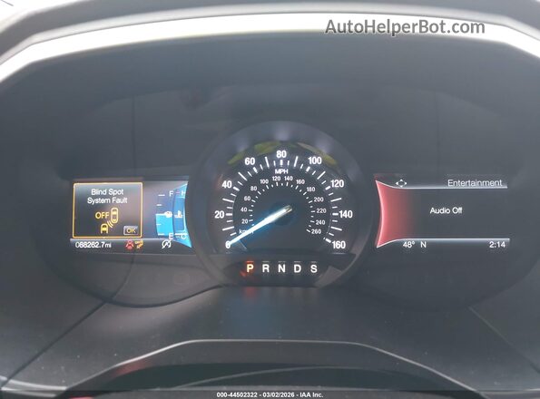 2FMPK4J91KBB89915 2019 FORD EDGE Gray Вид задніх сидінь