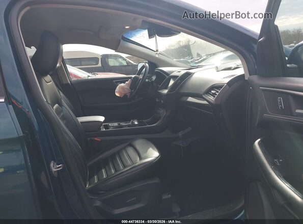 2FMPK4J91LBA49476 2020 FORD EDGE Синий Вид салона спереди