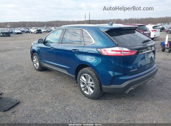 2FMPK4J91LBA49476 2020 FORD EDGE Синий Задняя левая четверть
