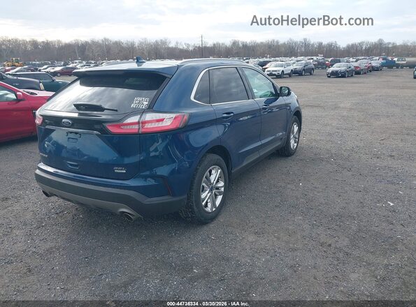 2FMPK4J91LBA49476 2020 FORD EDGE Синий Задняя правая четверть