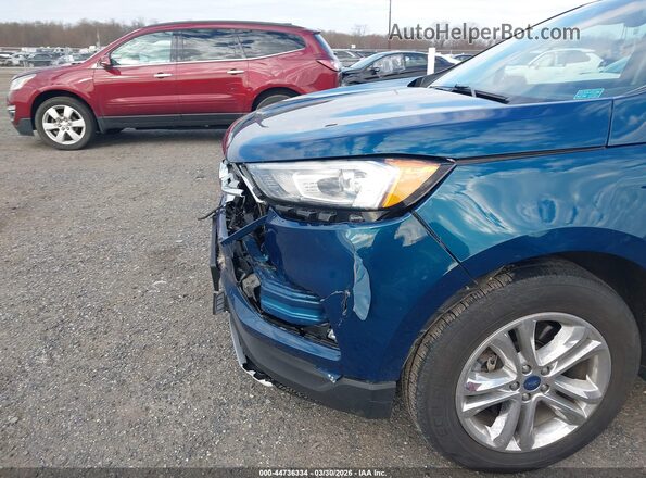2FMPK4J91LBA49476 2020 FORD EDGE Синий Вид спереди