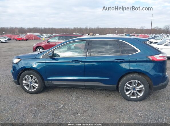 2FMPK4J91LBA49476 2020 FORD EDGE Синий Панорамный вид салона 360°